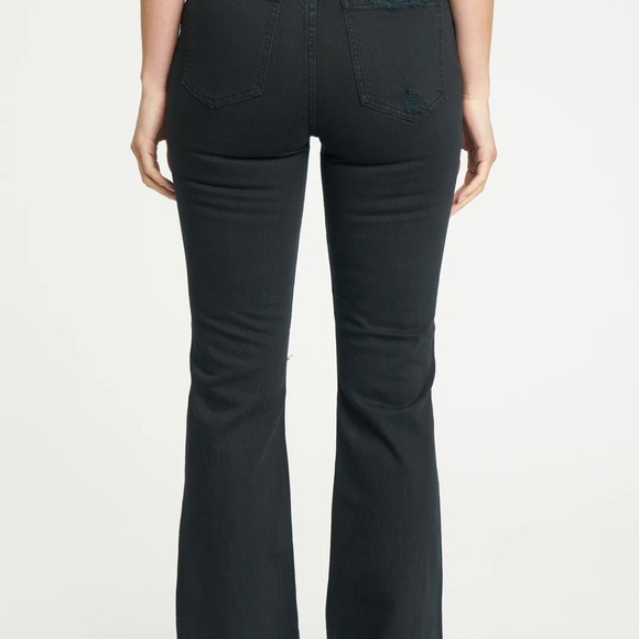 DAZE GO-GETTER HIGH RISE FLARE IN ALIBI - Picture 3 of 8